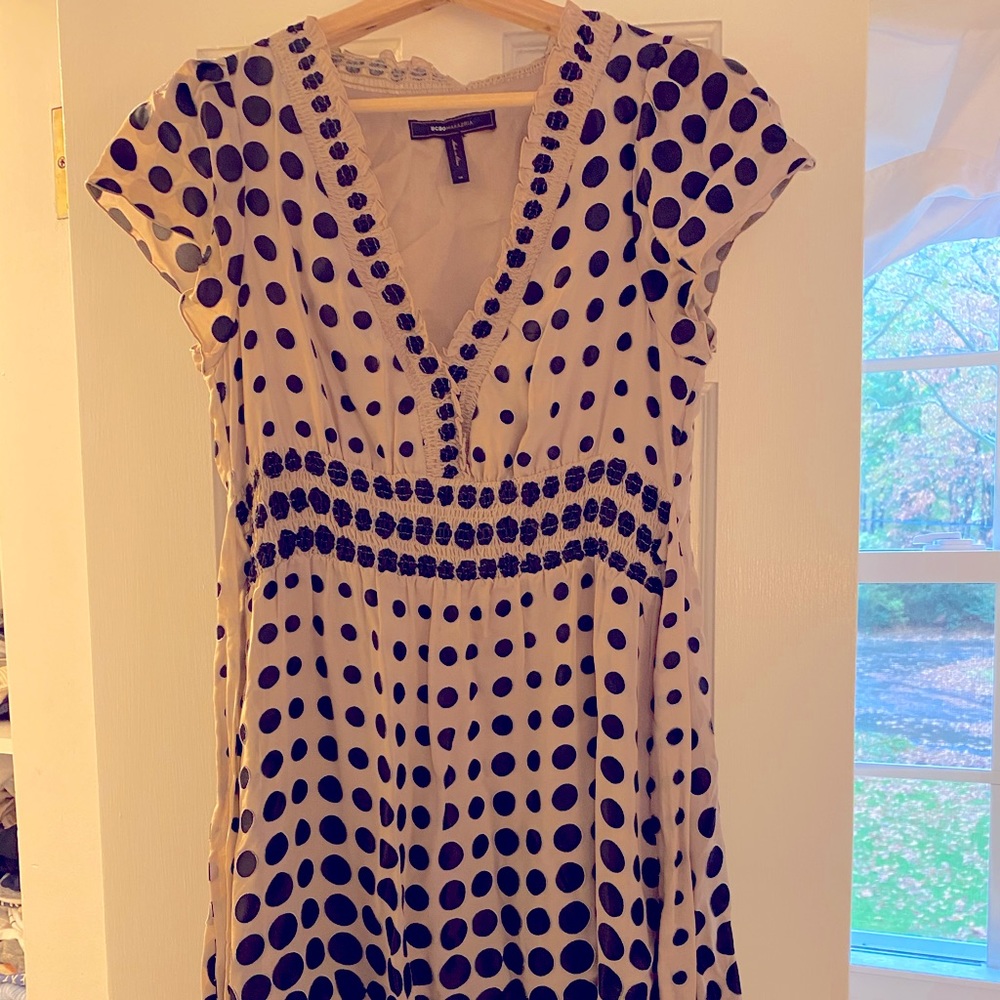 BCBG Black and Tan dress